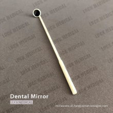 Espelho oral plástico descartável espelho de deimento
